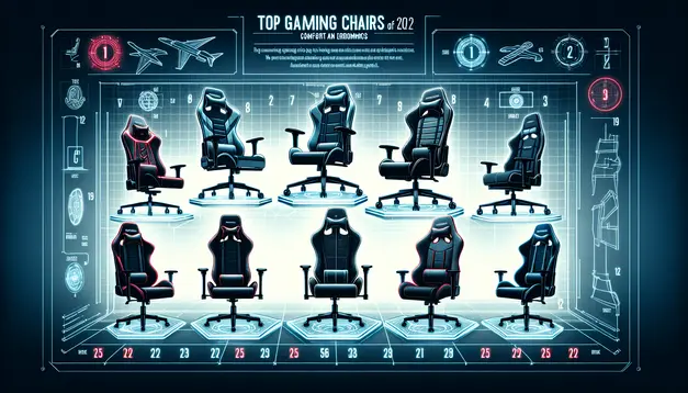 Top 10 des Fauteuils Gamers 2024: Confort et Ergonomie